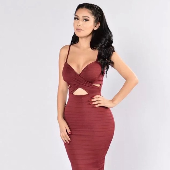 cut out dress fashion nova